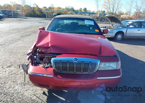 2000 Mercury Grand Marquis Gs z USA, uszkodzony, nr VIN 2MEFM74W0YX619084